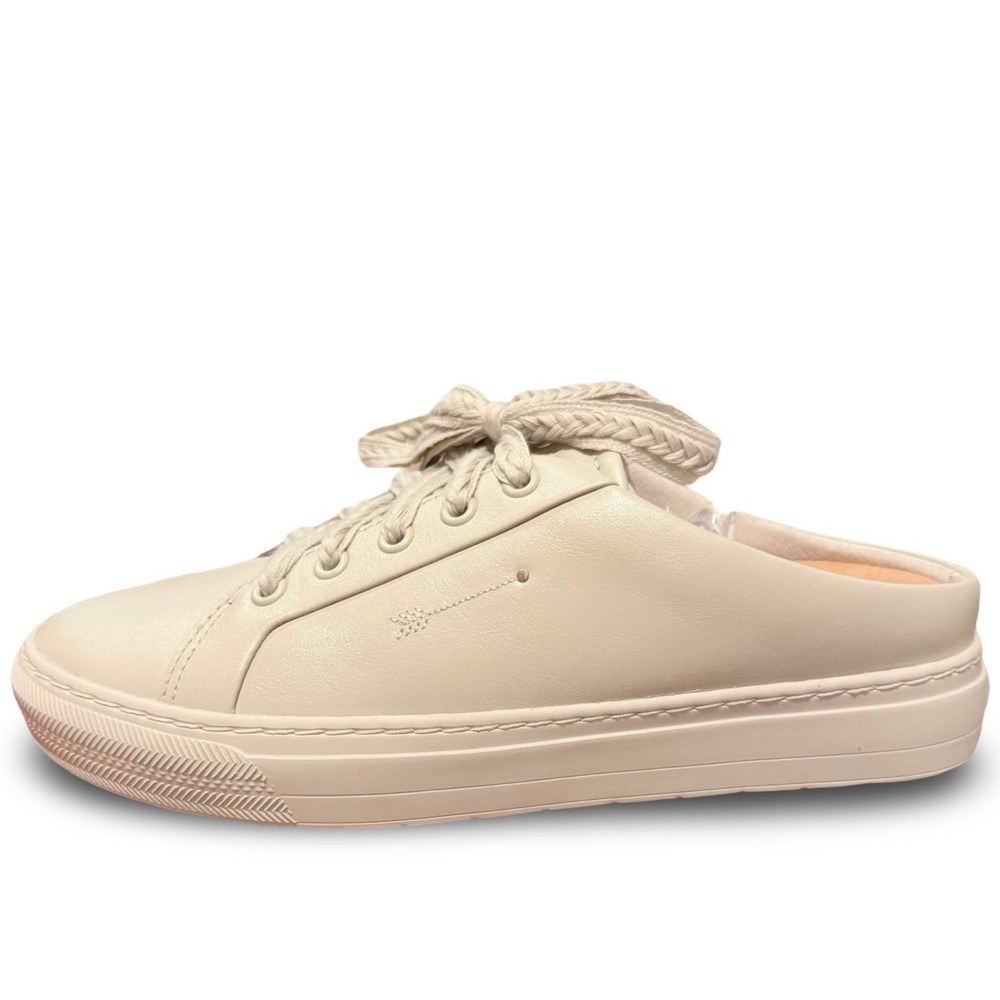 FRANKIE4 Lincoln Bone Leather Sneaker Mules Womens Sz 8 NEW IN BOX